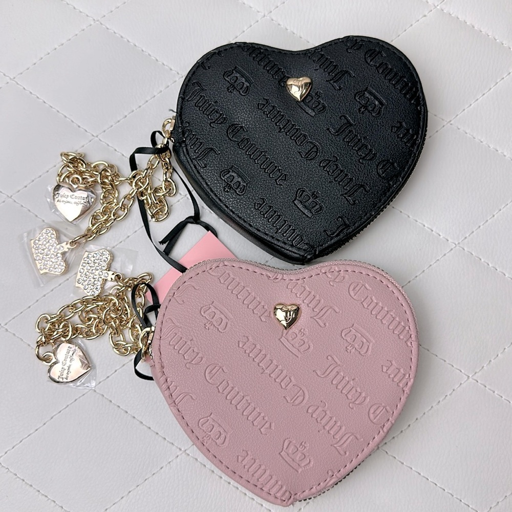 2 Juicy Couture Heart Wristlets